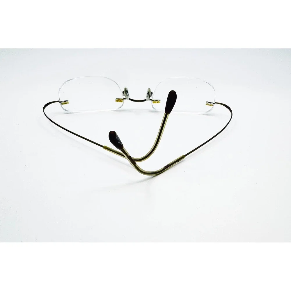 Silhouette Eyeglasses Unisex Brown Rimless Titanium Frame 51-17 140